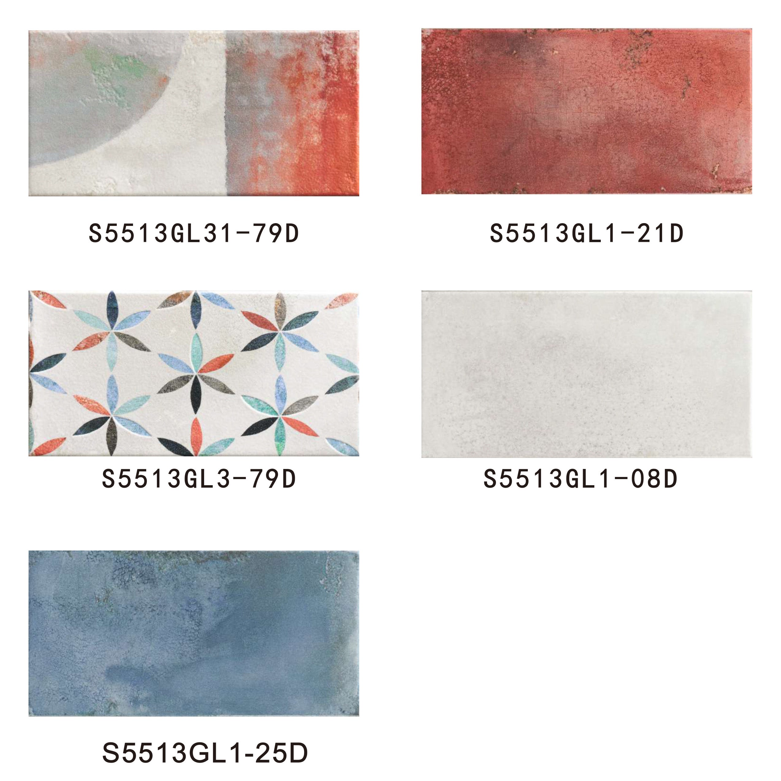 西班牙 Spain MAINZU S5513GL3 S5513GL1 15×30cm RIVIERA CANNES 吸水磚 花磚 藝術磚