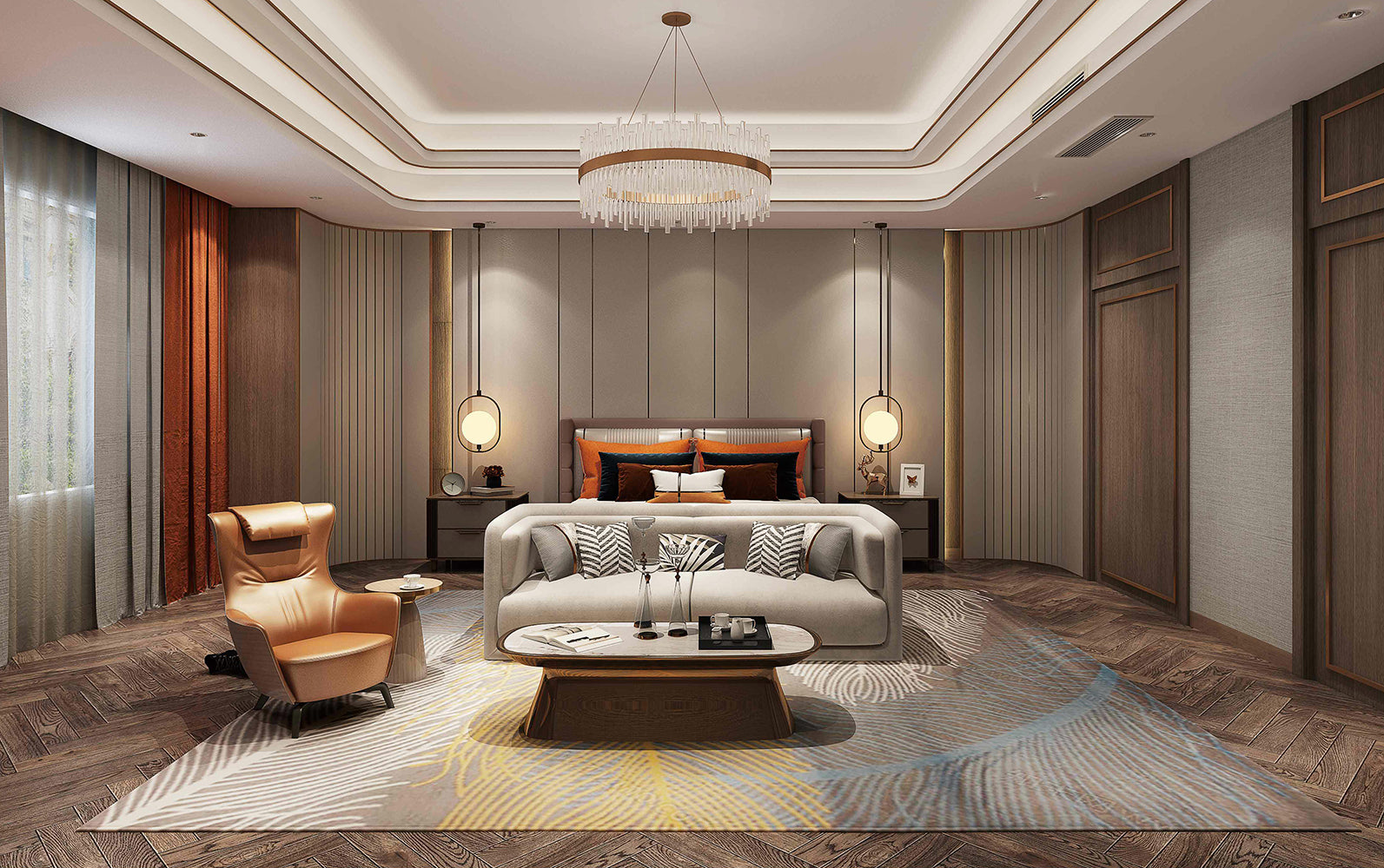 3D Leather Wall Panels 鋁合金鑲嵌硬包 Customizable 可訂造尺寸 皮紋牆板 立體牆板 繡花牆板 透光牆板 藝術背景墻 皮紋格柵板 皮紋半圓板 環保PU皮材質