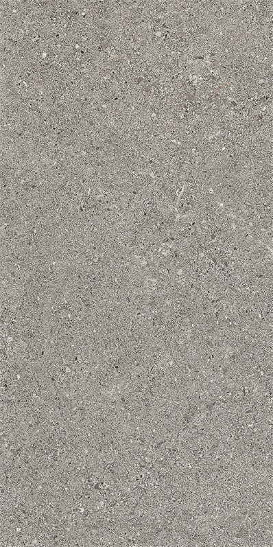 意大利設計磁磚 Italian Design Tiles 水磨石 中灰 FS7515082GY 75×150cm 地磚 牆磚 柔光磚 Dry grain and throw 半拋幹粒工藝 Dumb and soft face 啞柔面