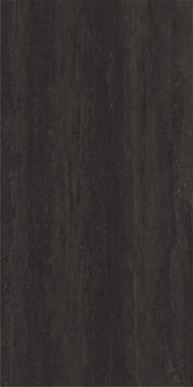 意大利設計磁磚 Italian Design Tiles 洞石 深灰 CX918071GY 90×180cm 地磚 牆磚 柔光磚 Dry grain and throw 半拋幹粒工藝 Dumb and soft face 啞柔面