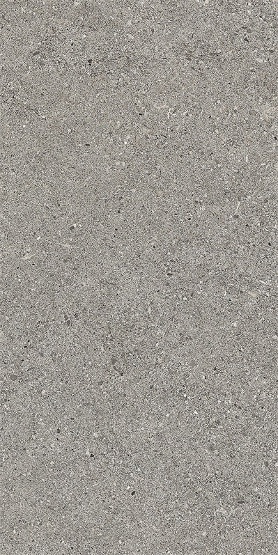 意大利設計磁磚 Italian Design Tiles 水磨石 中灰 FS7515082GY 75×150cm 地磚 牆磚 柔光磚 Dry grain and throw 半拋幹粒工藝 Dumb and soft face 啞柔面