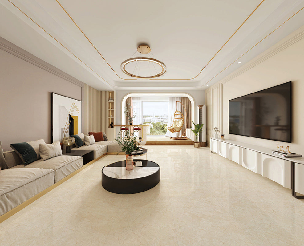 中國佛山磁磚 China Foshan Marble Tiles Glossy 大理石磁磚 連紋磁磚 地磚 牆磚 釉面磚 亮光面 B6033 60×60cm