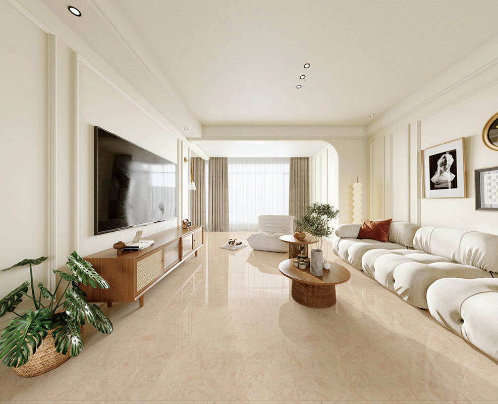 中國佛山磁磚 China Foshan Marble Tiles Glossy 大理石磁磚 連紋磁磚 地磚 牆磚 釉面磚 亮光面 B6087 60×60cm