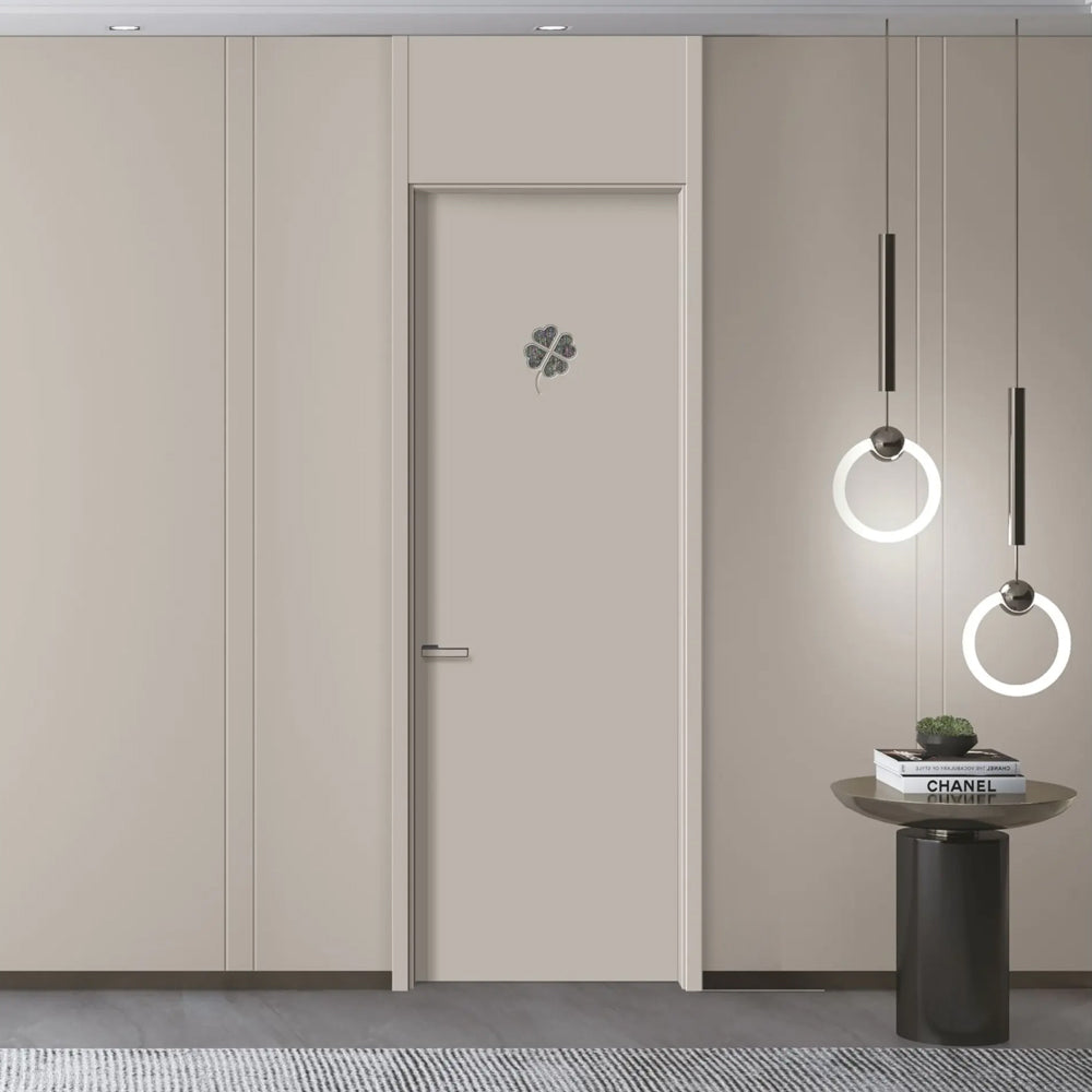 Solid Wood Doors with Painting Interior Doors Morden Style 實木焗漆門 房間門 BK-13 包門鎖 一體鎖 包門框 多色可選 貝殼系列 現代風格 莫蘭迪色系