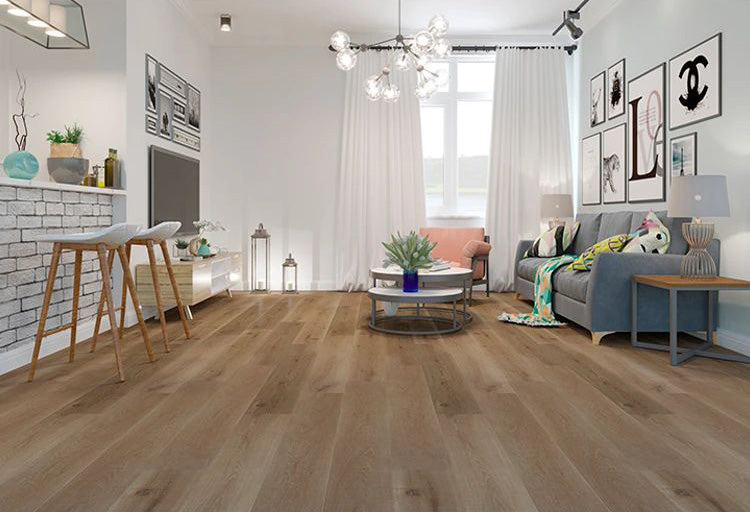 Composite Wooden Flooring 木地板 BM345 強化復合地板 冇縫地板 木紋 鎖扣式安裝 符合F4星標準