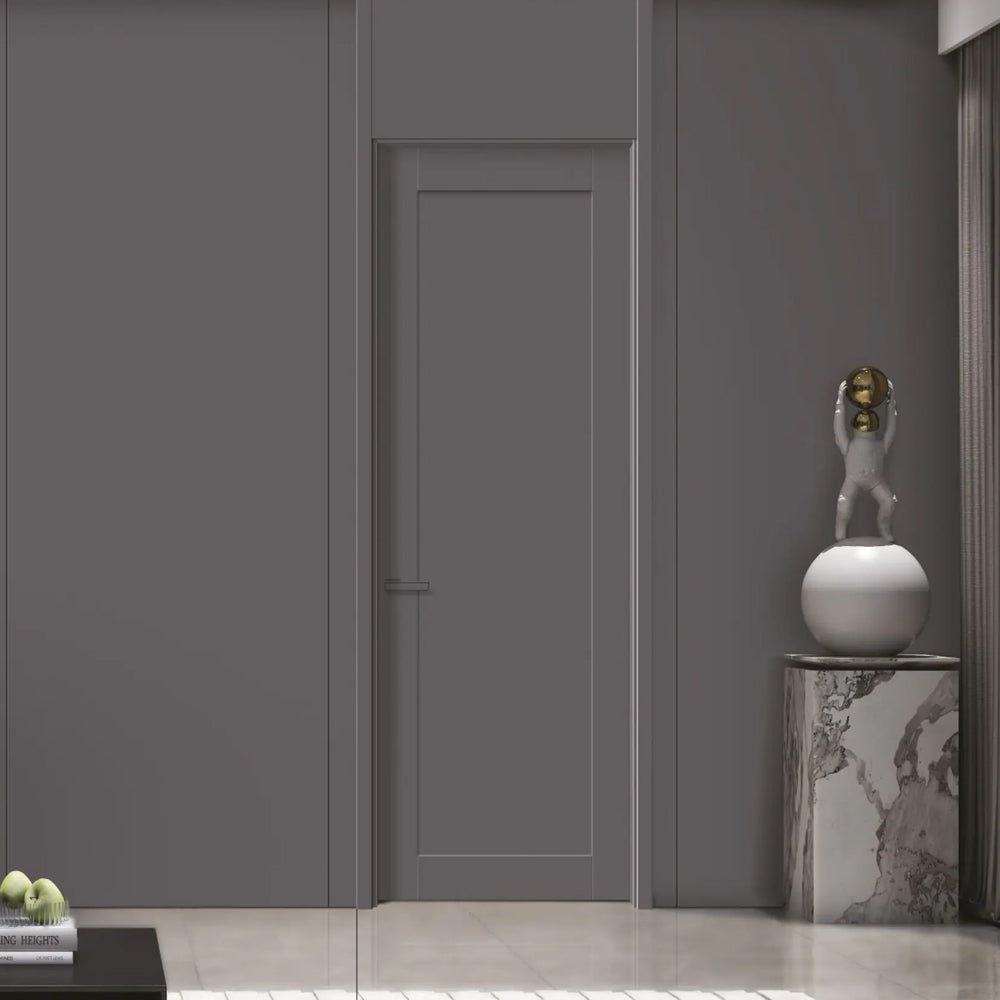 Solid Wood Doors with Painting Interior Doors Morden Style 實木焗漆門 房間門 CB-01 包門鎖 一體鎖 包門框 多色可選 池板工藝 現代風格 莫蘭迪色系