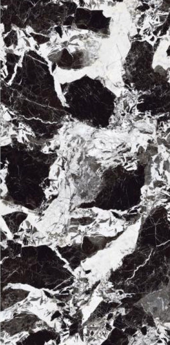 意大利設計磁磚 Italian Design Tiles 賽琳-黑色 CX715T42 75×150cm 地磚 牆磚 柔光磚 Dry grain and throw 半拋幹粒工藝 Dumb and soft face 啞柔面