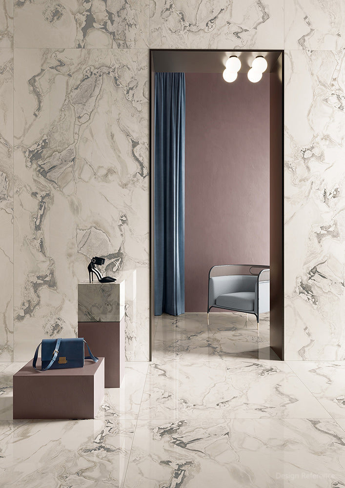 意大利設計瓷磚 Italian Design Tiles CALACATTA SAN BABILA Rustic Tiles Matte Tiles 仿古磚 啞光磚 120x278cm中國佛山瓷磚 China Foshan Tiles 地磚 Floor Tiles 墻磚 Wall Tiles