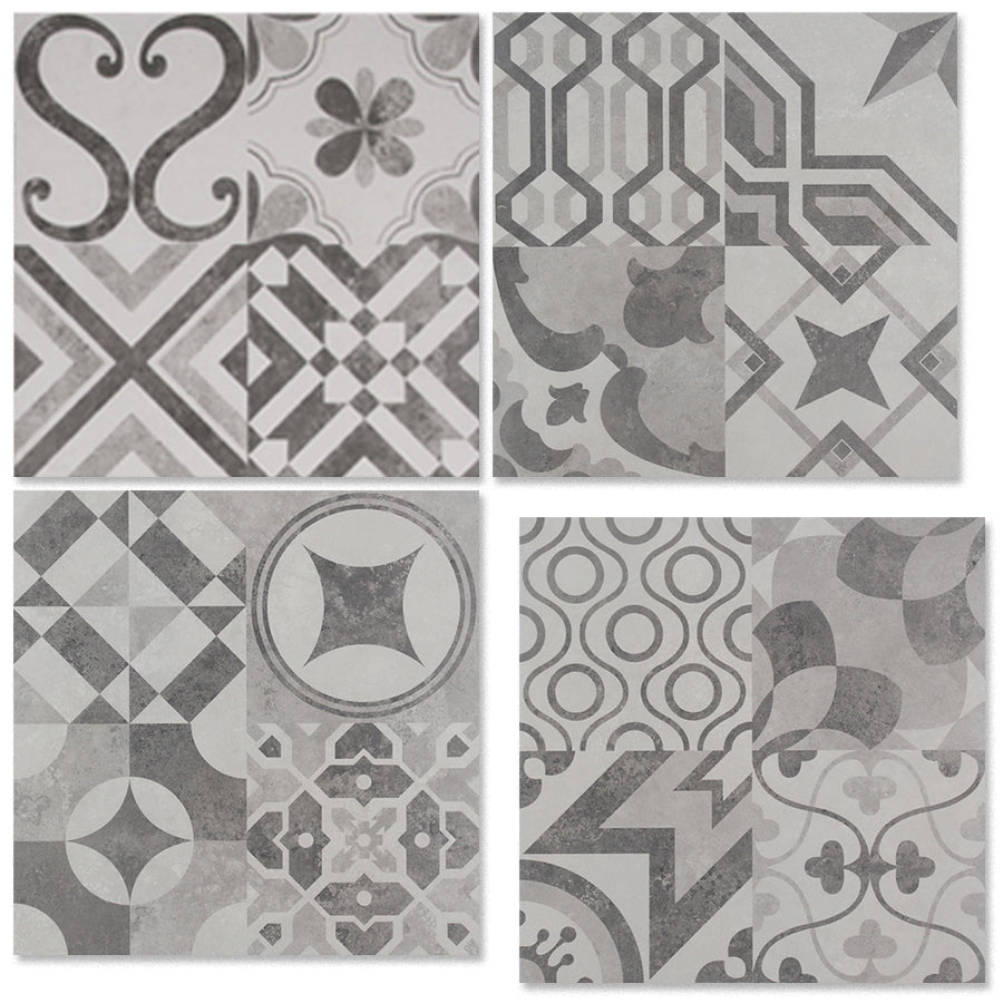 中國佛山瓷磚 China Foshan Tiles Encaustic Tiles 啞光地磚 牆磚F064花磚 裝飾磚 混裝發貨 隨機圖案 30×30cm