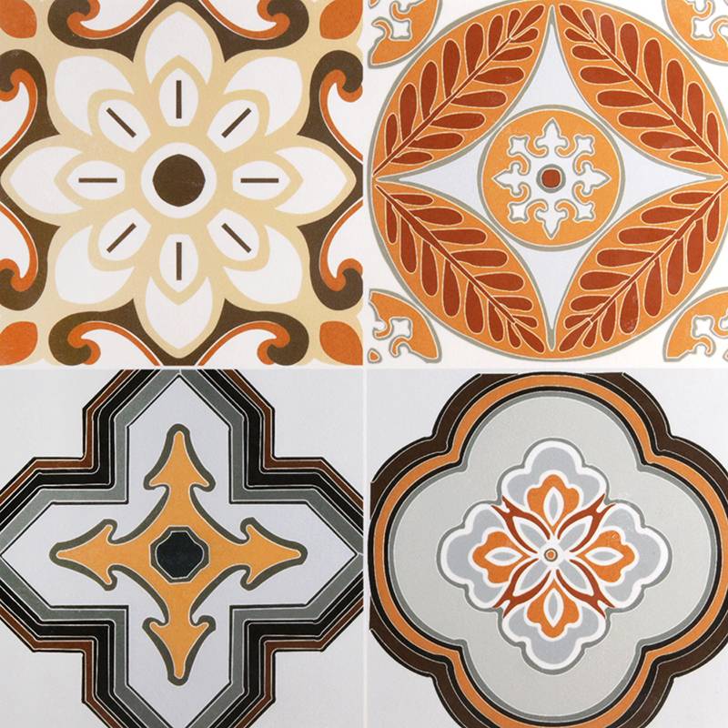 中國佛山瓷磚 China Foshan Tiles Encaustic Tiles 啞光地磚 牆磚F066花磚 裝飾磚 混裝發貨 隨機圖案 30×30cm