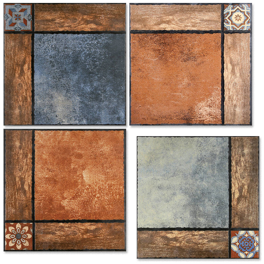 中國佛山瓷磚 China Foshan Tiles Encaustic Tiles 啞光地磚 牆磚F074花磚 裝飾磚 混裝發貨 隨機圖案 30×30cm
