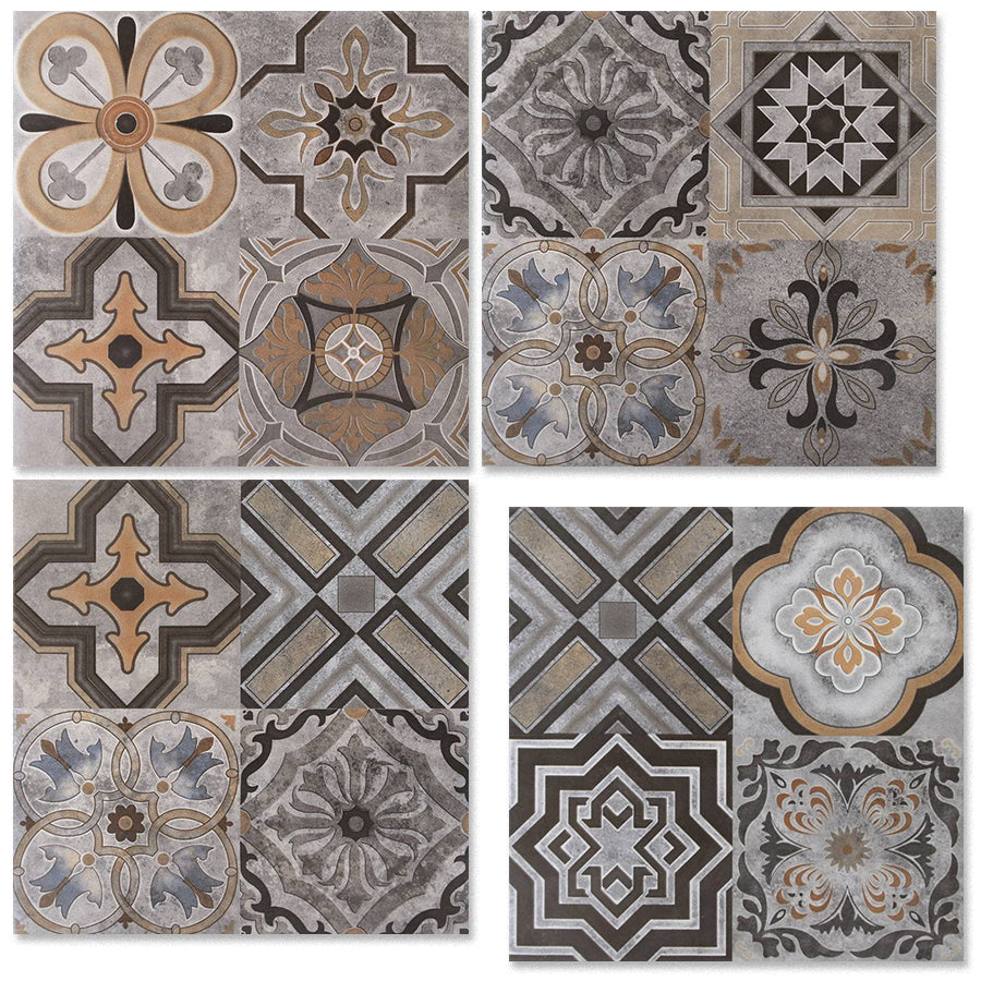 中國佛山瓷磚 China Foshan Tiles Encaustic Tiles 啞光地磚 牆磚F088花磚 裝飾磚 混裝發貨 隨機圖案 30×30cm