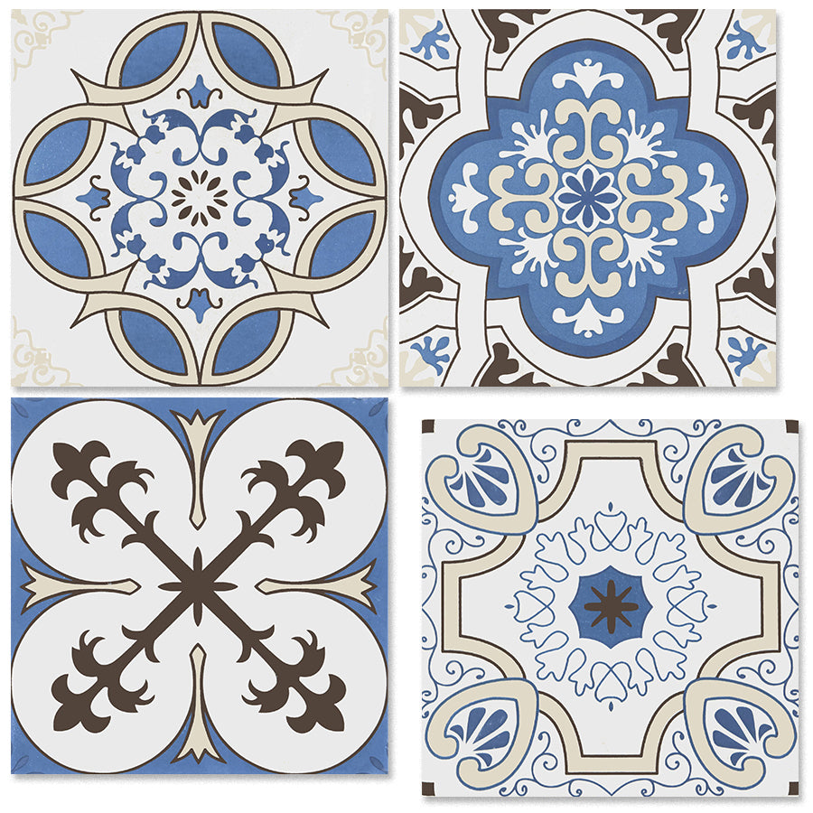 中國佛山瓷磚 China Foshan Tiles Encaustic Tiles 啞光地磚 牆磚 F2031 花磚 裝飾磚 混裝發貨 隨機圖案 30×30cm