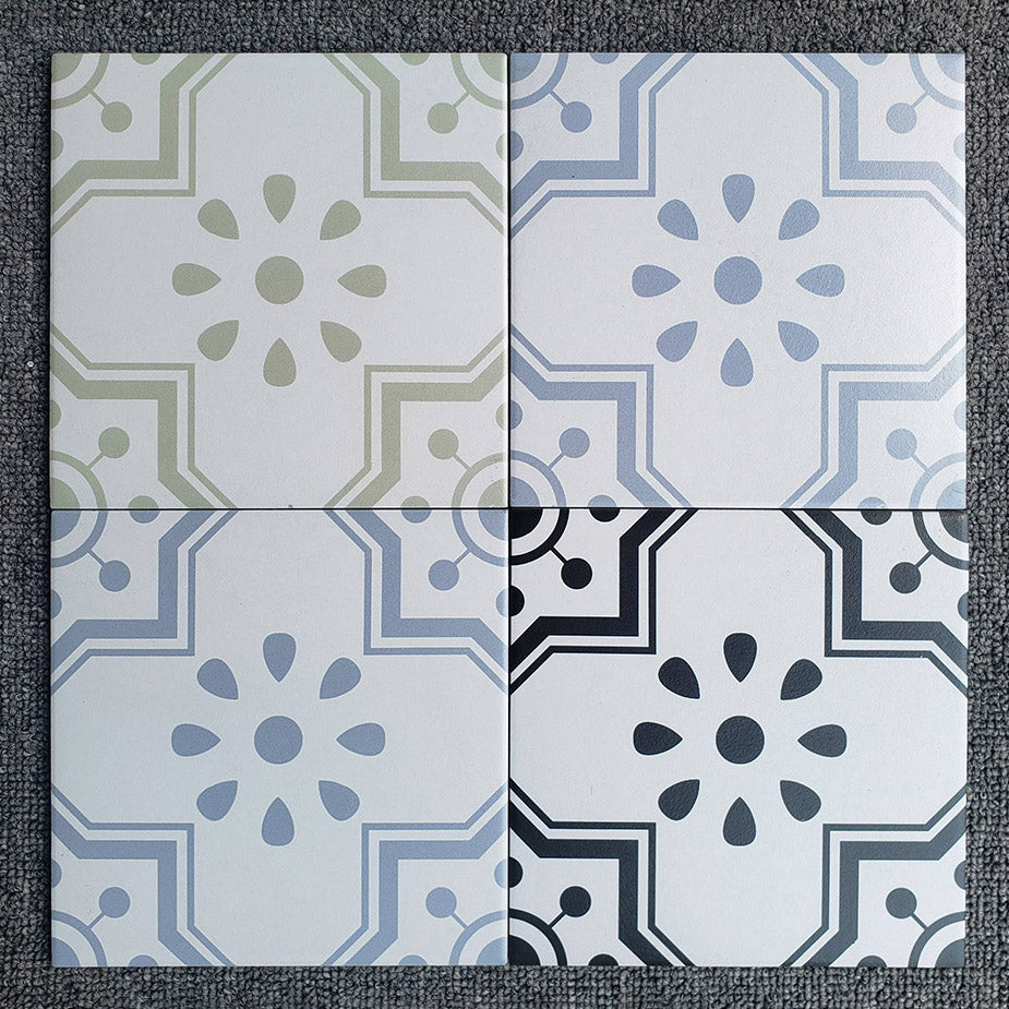 中國佛山瓷磚 China Foshan Tiles Encaustic Tiles 啞光地磚 牆磚 F2113 花磚 裝飾磚 混裝發貨 隨機圖案 20×20cm