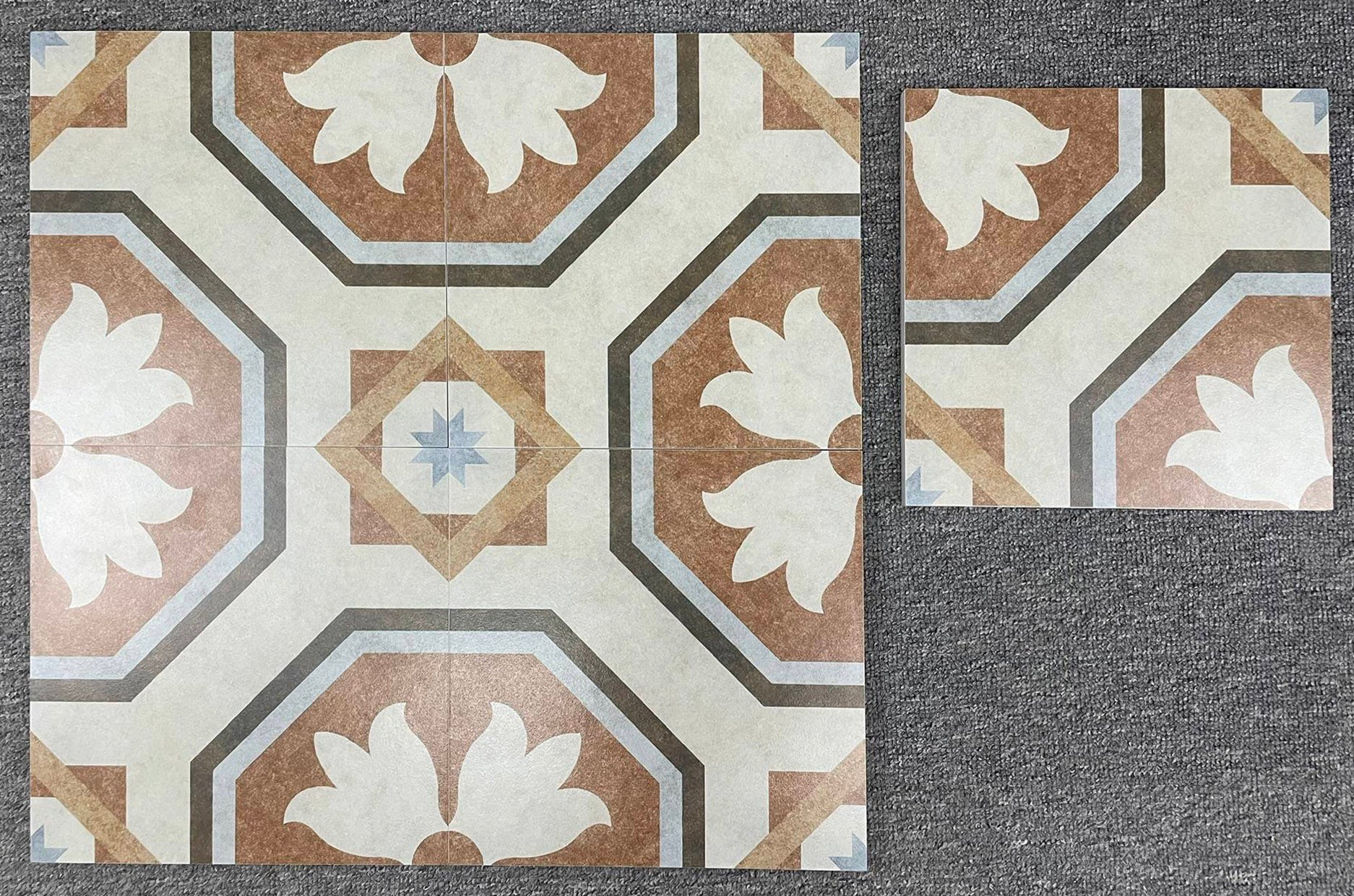 中國佛山瓷磚 China Foshan Tiles Encaustic Tiles 啞光地磚 牆磚F30540W F30548W F30581W花磚 裝飾磚 混裝發貨 隨機圖案 30×30cm