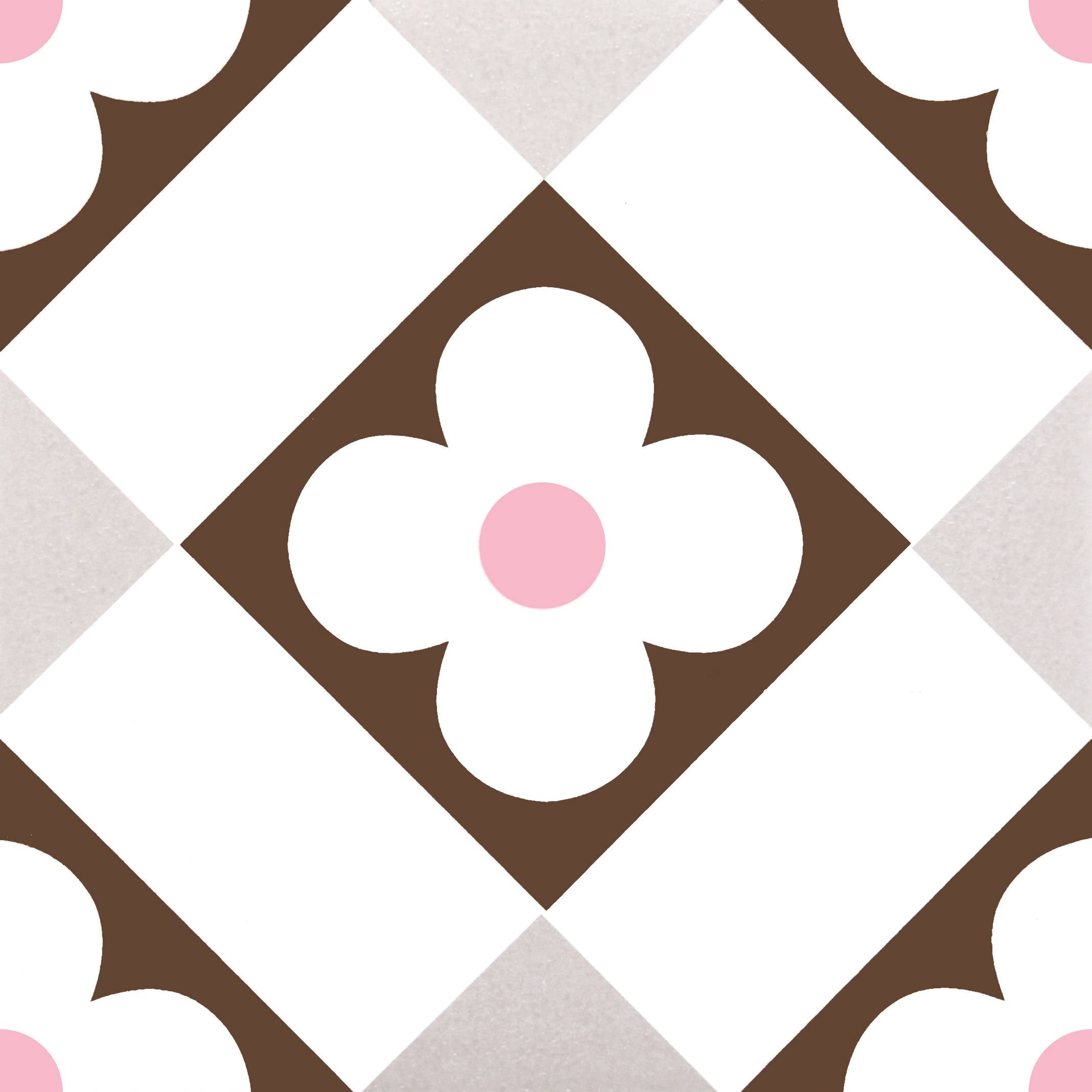 中國佛山瓷磚 China Foshan Tiles Encaustic Tiles 啞光地磚 牆磚 F4011 F4037 花磚 裝飾磚 混裝發貨 隨機圖案 40×40cm