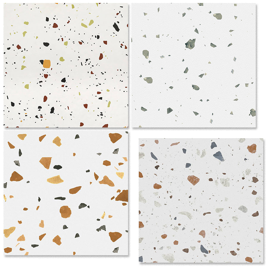 中國佛山瓷磚 China Foshan Tiles Encaustic Tiles 啞光地磚 牆磚 F4014 F4031 F4032 F4033 F4034 F4035 F4079 花磚 裝飾磚 混裝發貨 隨機圖案 40×40cm