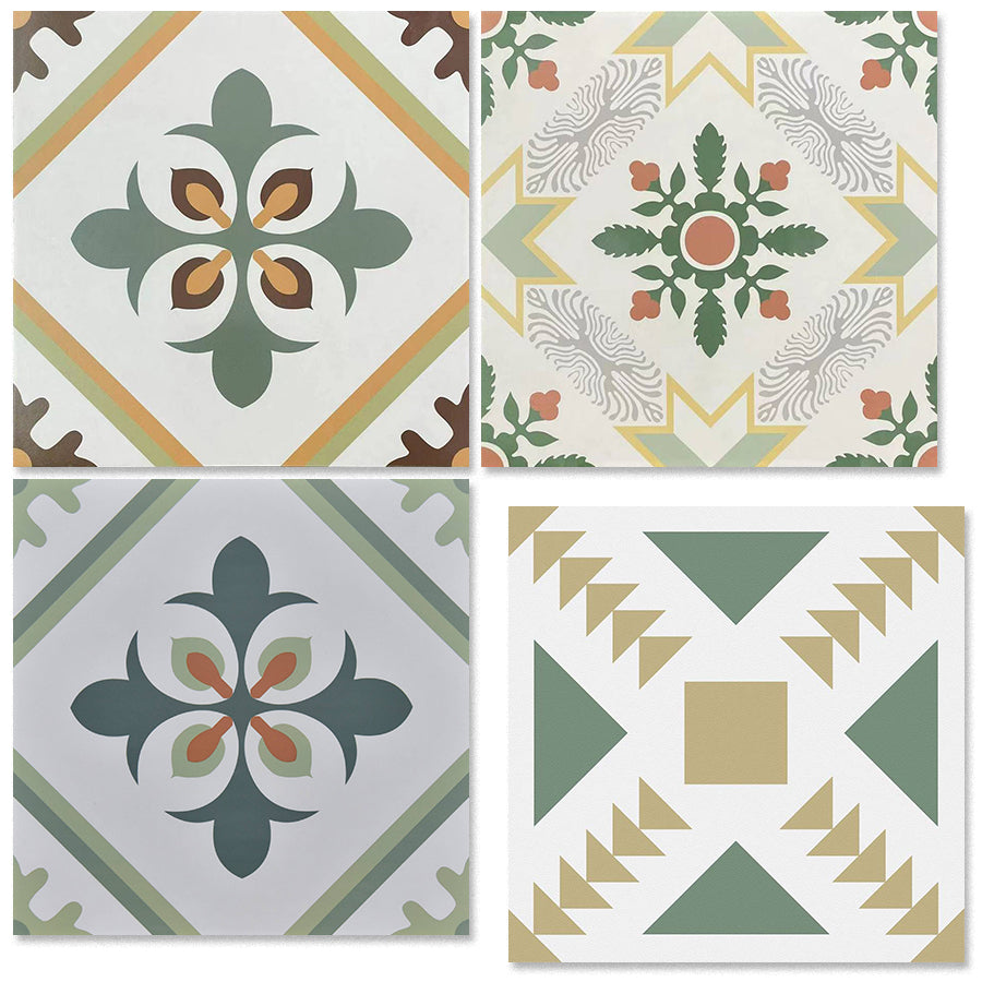 中國佛山瓷磚 China Foshan Tiles Encaustic Tiles 啞光地磚 牆磚 F4019 F4049 F4050 F4063 F4086 花磚 裝飾磚 混裝發貨 隨機圖案 40×40cm