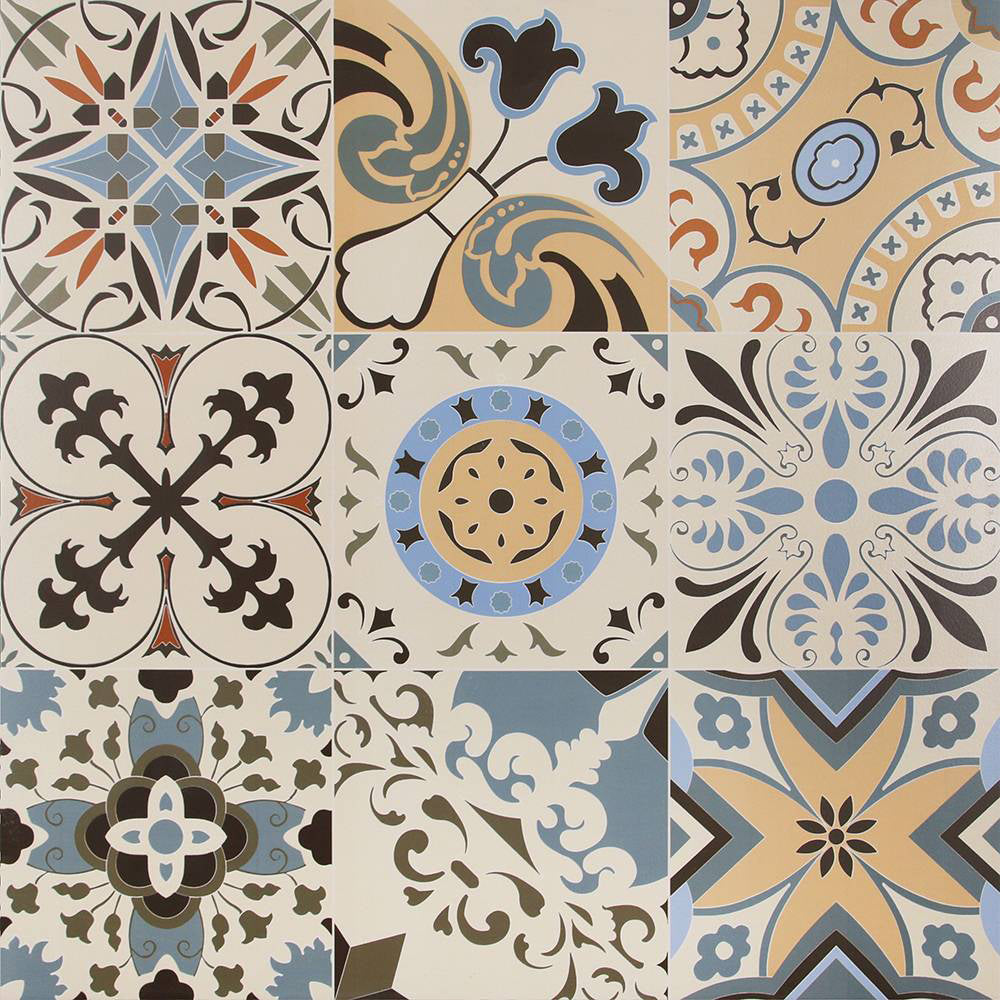 中國佛山瓷磚 China Foshan Tiles Encaustic Tiles 啞光地磚 牆磚 F6002 花磚 裝飾磚 60×60cm