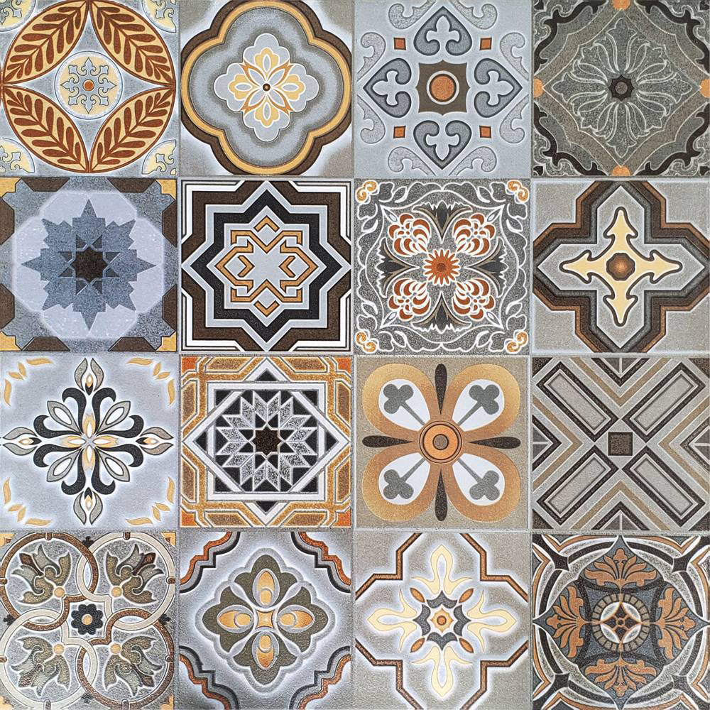 中國佛山瓷磚 China Foshan Tiles Encaustic Tiles 啞光地磚 牆磚 F6003 花磚 裝飾磚 60×60cm