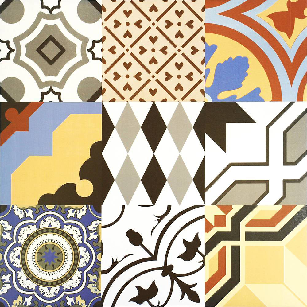 中國佛山瓷磚 China Foshan Tiles Encaustic Tiles 啞光地磚 牆磚 F6013 花磚 裝飾磚 60×60cm