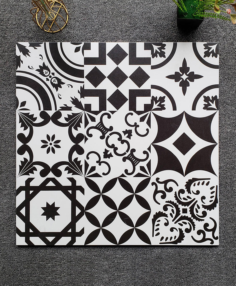 中國佛山瓷磚 China Foshan Tiles Encaustic Tiles 啞光地磚 牆磚 F6017 花磚 裝飾磚 60×60cm