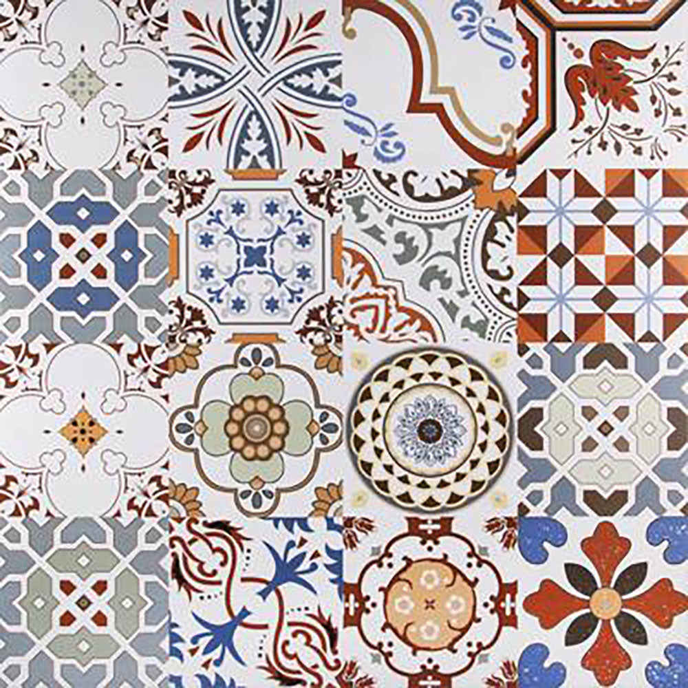 中國佛山瓷磚 China Foshan Tiles Encaustic Tiles 啞光地磚 牆磚 F6018 花磚 裝飾磚 60×60cm