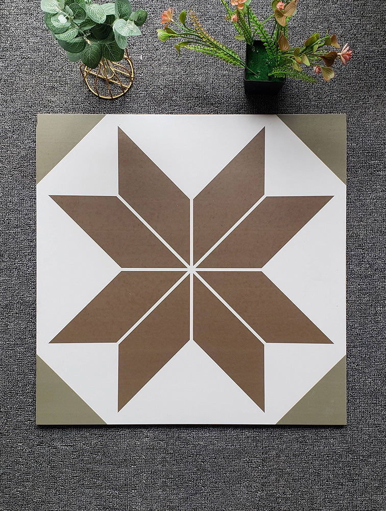 中國佛山瓷磚 China Foshan Tiles Encaustic Tiles 啞光地磚 牆磚 F6043 花磚 裝飾磚 60×60cm