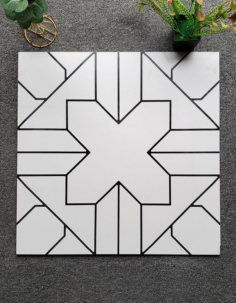 中國佛山瓷磚 China Foshan Tiles Encaustic Tiles 啞光地磚 牆磚 F6048 花磚 裝飾磚 60×60cm