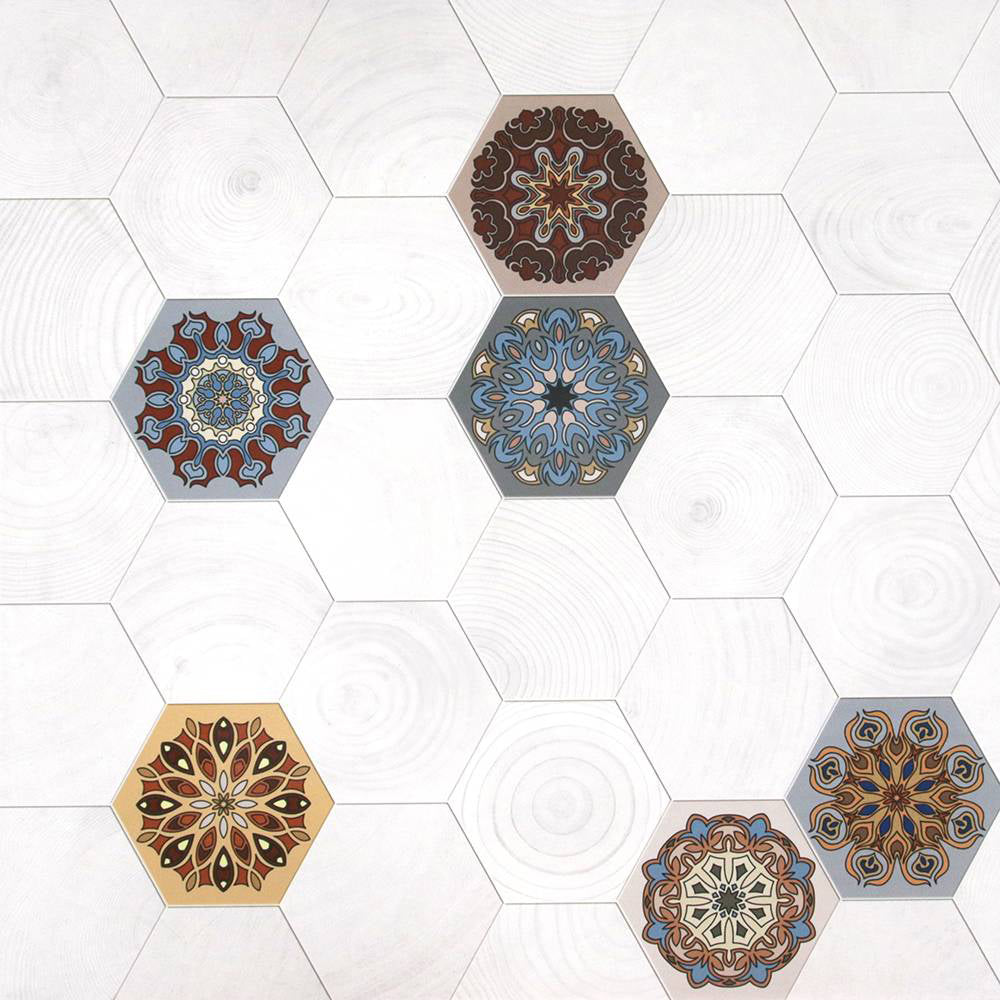 中國佛山瓷磚 China Foshan Tiles Encaustic Tiles 啞光地磚 牆磚 F6055 花磚 裝飾磚 60×60cm