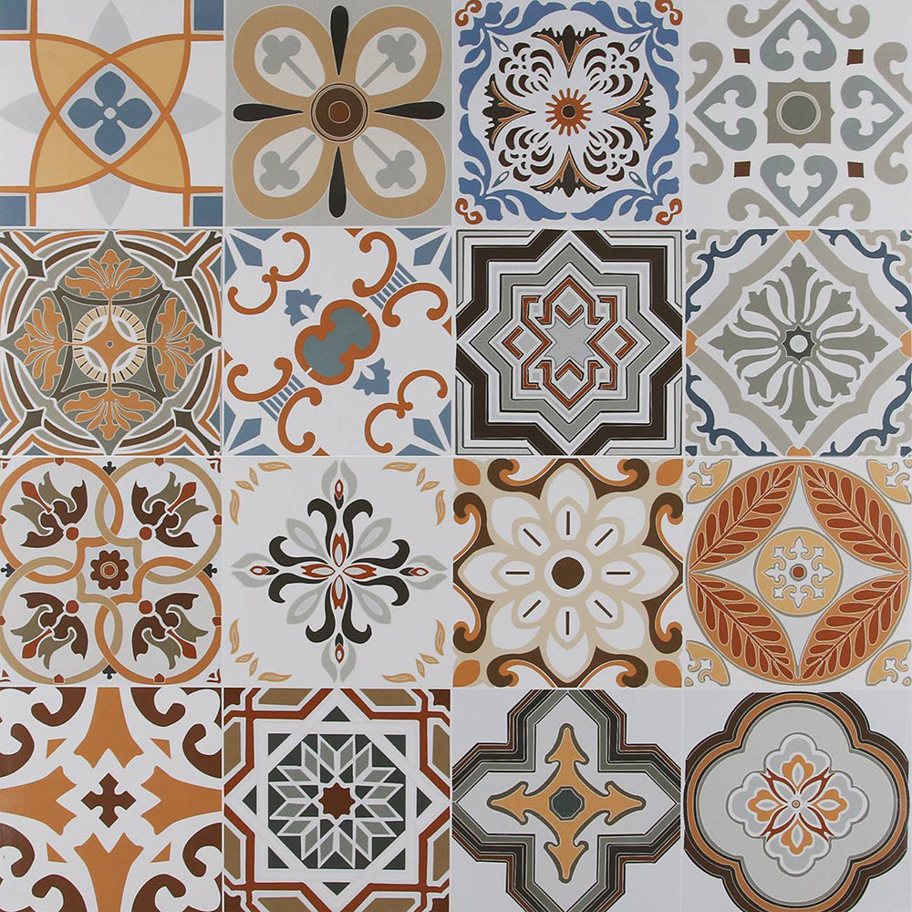 中國佛山瓷磚 China Foshan Tiles Encaustic Tiles 啞光地磚 牆磚 F6213 花磚 裝飾磚 60×60cm