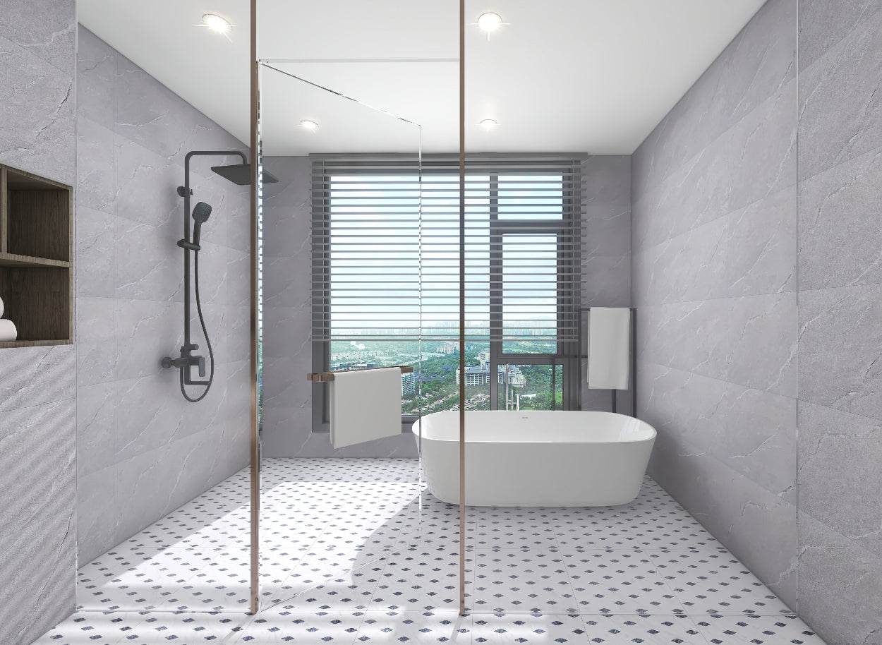 中國佛山瓷磚 China Foshan Marble Tiles FF84210 40×80cm 大理石瓷磚 Wall Tiles 牆磚 釉面磚 亮光面 Glossy Porcelain Tiles