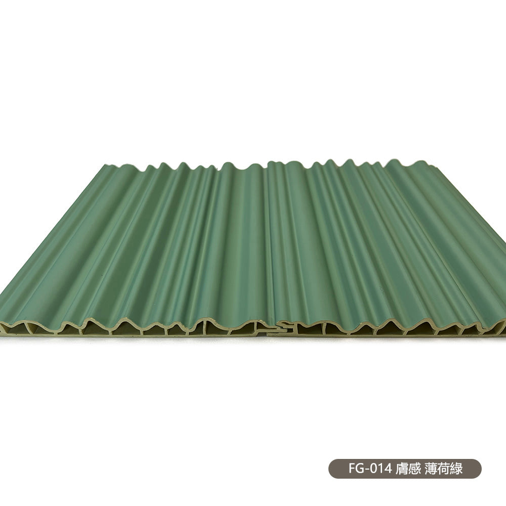 WPC SOLLID BOARD GREAT WALL BOARD 竹木纖維板 160波紋板 16×300cm