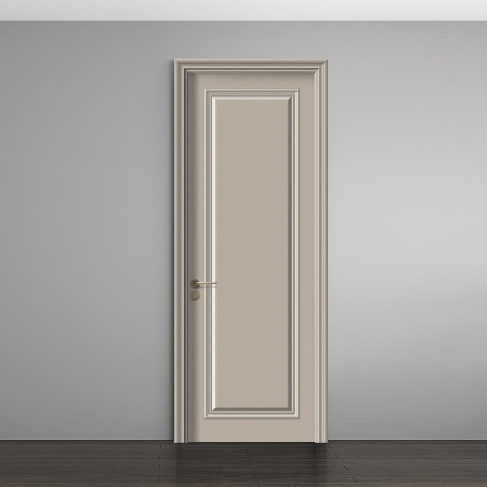 Solid Wood Doors with Painting Interior Doors Morden Style 實木焗漆門 房間門 FS-4501 法式扣線造型 包門鎖 一體鎖 包門框 多色可選 現代風格 莫蘭迪色系