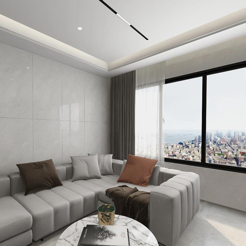 中國佛山瓷磚 China Foshan Marble Tiles Glossy 大理石瓷磚 連紋瓷磚 地磚 墻磚 釉面磚 亮光面 大西洋灰GB61205 60×120cm