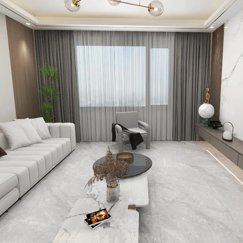 中國佛山瓷磚 China Foshan Marble Tiles Glossy 大理石瓷磚 連紋瓷磚 地磚 墻磚 釉面磚 亮光面 極地灰GT715050 75×150cm