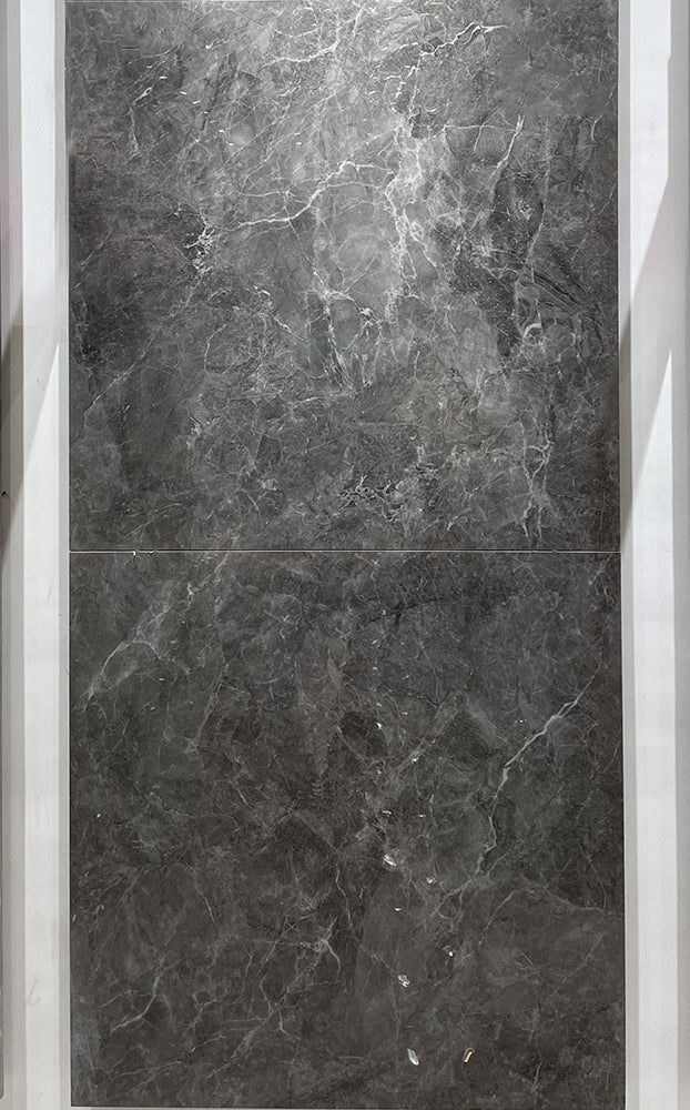 中國佛山瓷磚 China Foshan Marble Tiles Glossy 大理石瓷磚 連紋瓷磚 地磚 墻磚 釉面磚 亮光面 泰坦灰GT8851 80×80cm
