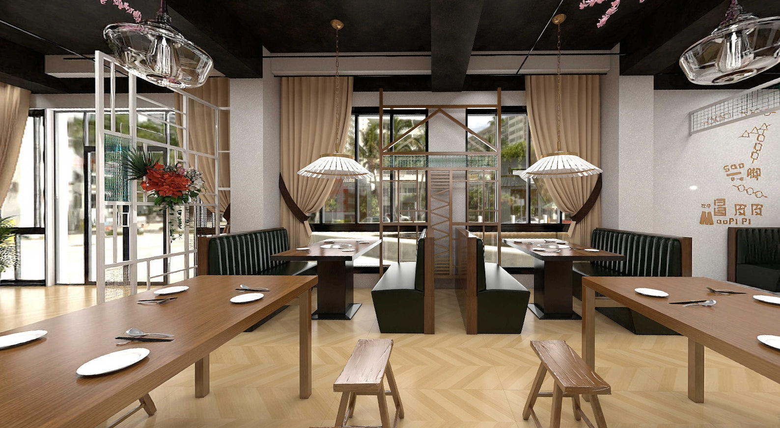 中國佛山磁磚 FOSHAN Tiles GY611 木紋磚 Wood Grain Brick 地磚 啞光 60×120cm