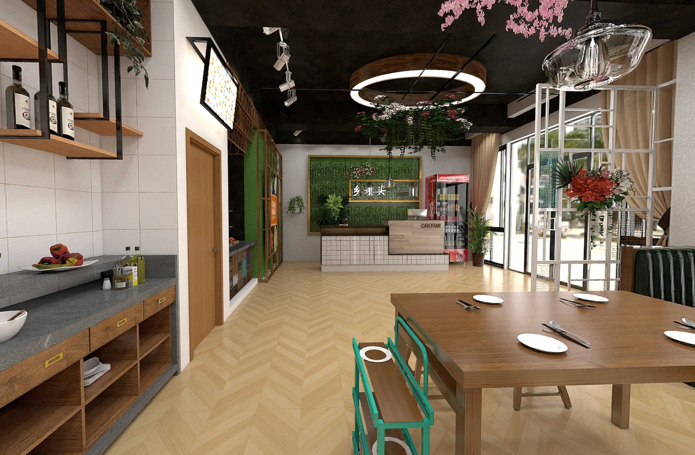 中國佛山磁磚 FOSHAN Tiles GY611 木紋磚 Wood Grain Brick 地磚 啞光 60×120cm