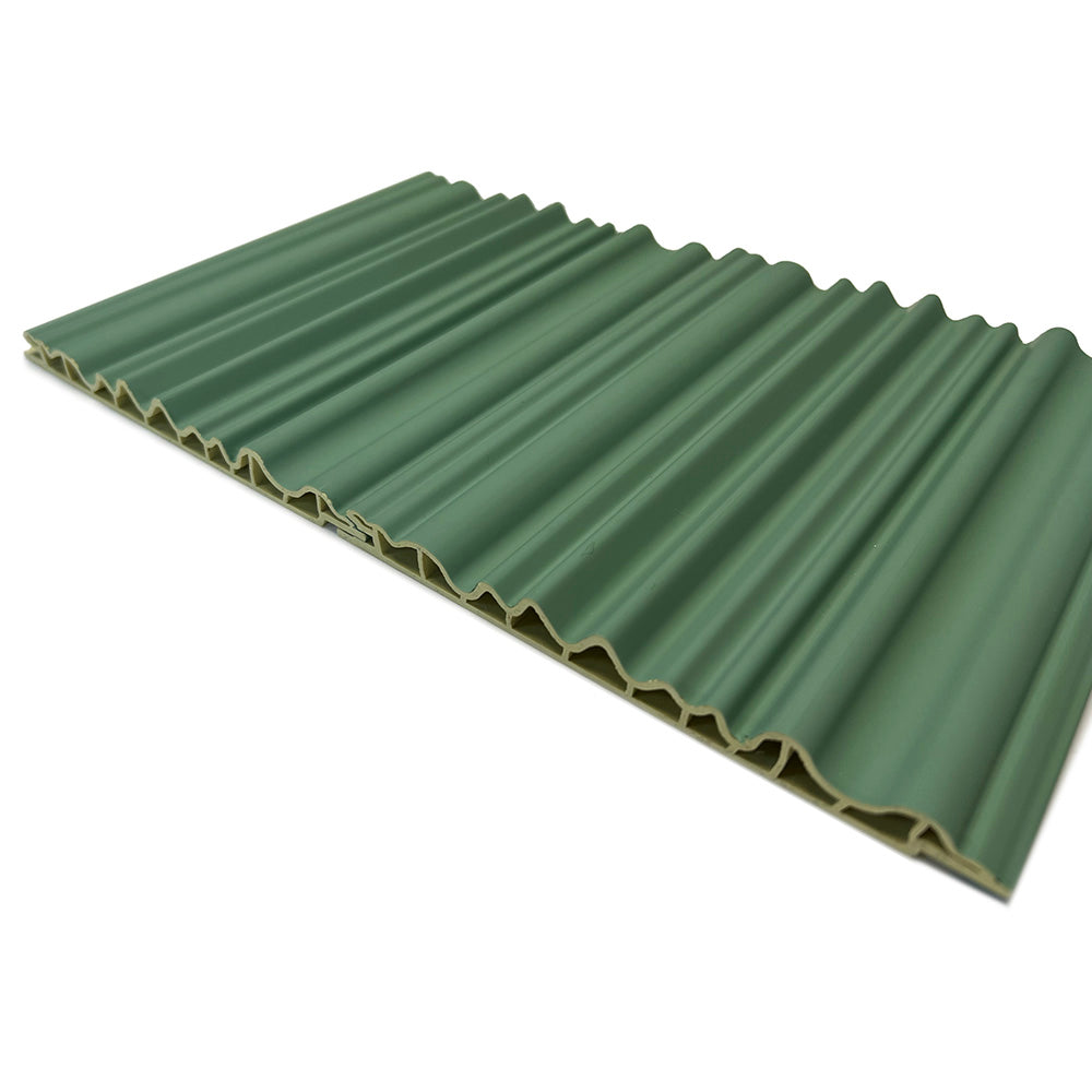 WPC SOLLID BOARD GREAT WALL BOARD 竹木纖維板 160波紋板 16×300cm