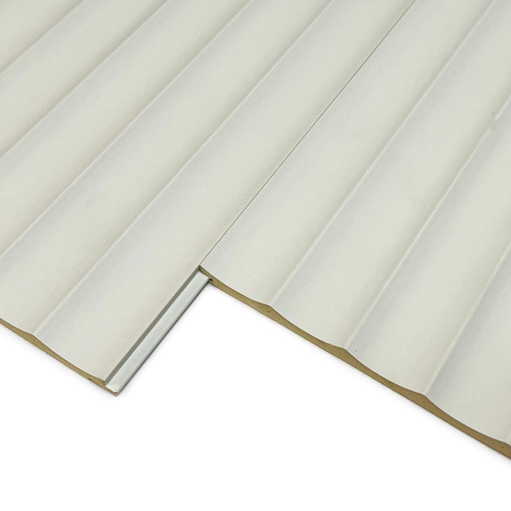WPC SOLLID BOARD GREAT WALL BOARD 竹木纖維板 S125實心波浪板 12.8×300cm