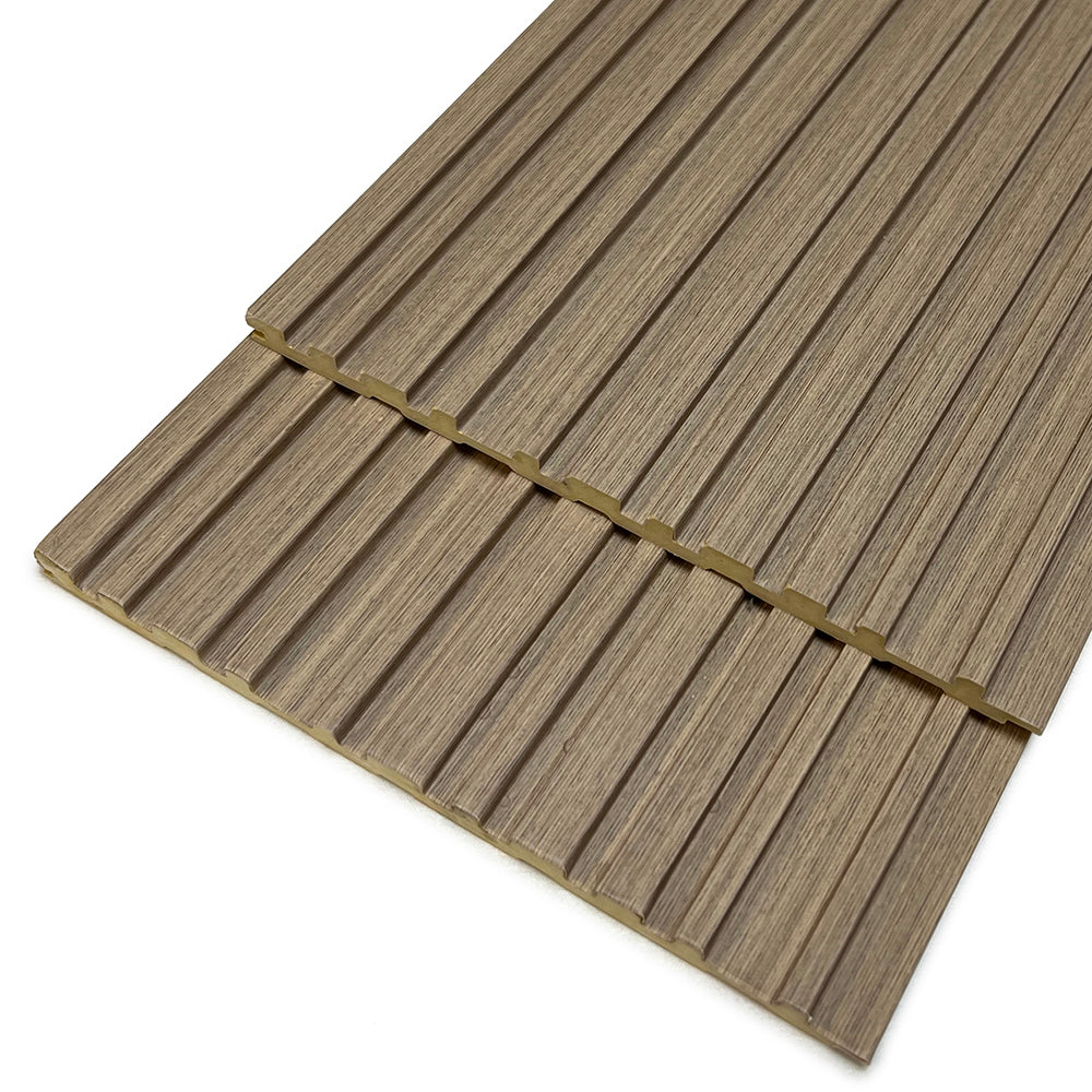 WPC SOLLID BOARD GREAT WALL BOARD  竹木纖維板  S165不规则格栅 16.5×300cm