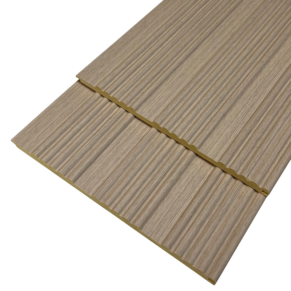 WPC SOLLID BOARD GREAT WALL BOARD 竹木纖維板 S163平板格柵 16.4×300cm