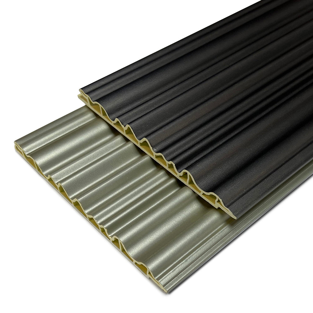 WPC SOLLID BOARD GREAT WALL BOARD 竹木纖維板 160波紋板 16×300cm