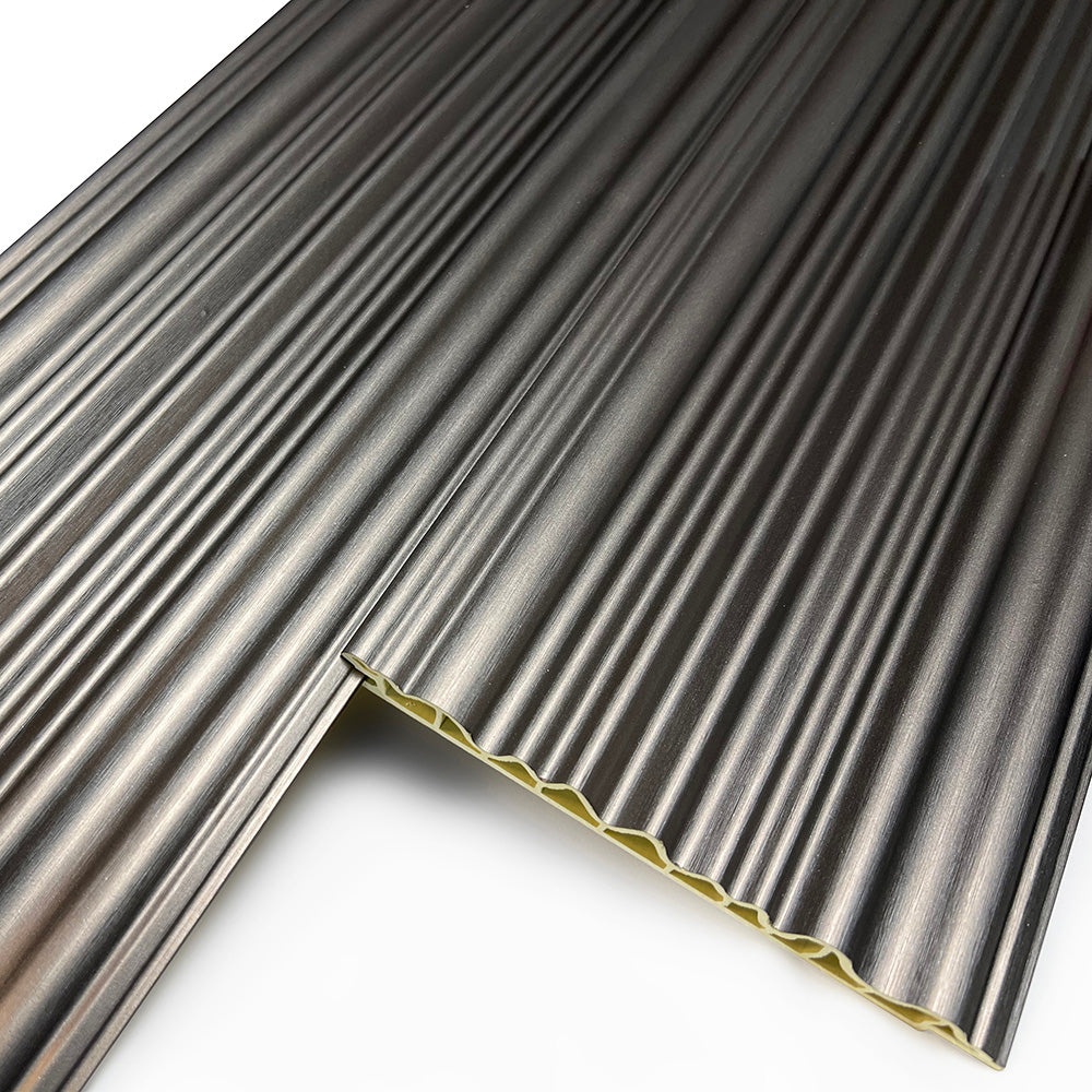 WPC SOLLID BOARD GREAT WALL BOARD 竹木纖維板 160波紋板 16×300cm