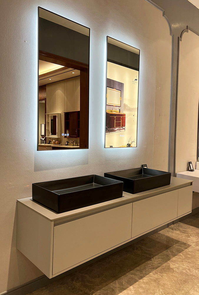 Bathroom Cabinets KMT-1018 浴室櫃 Mirror Cabinets 鏡櫃 台上盆 台下盤 現代風格 智能鏡櫃