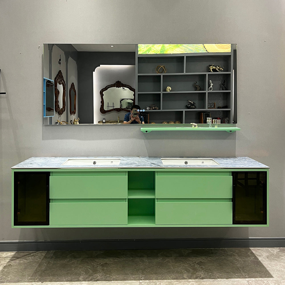 Bathroom Cabinets KMT-1020 浴室櫃 Mirror Cabinets 鏡櫃 台上盆 台下盤 現代風格 智能鏡櫃