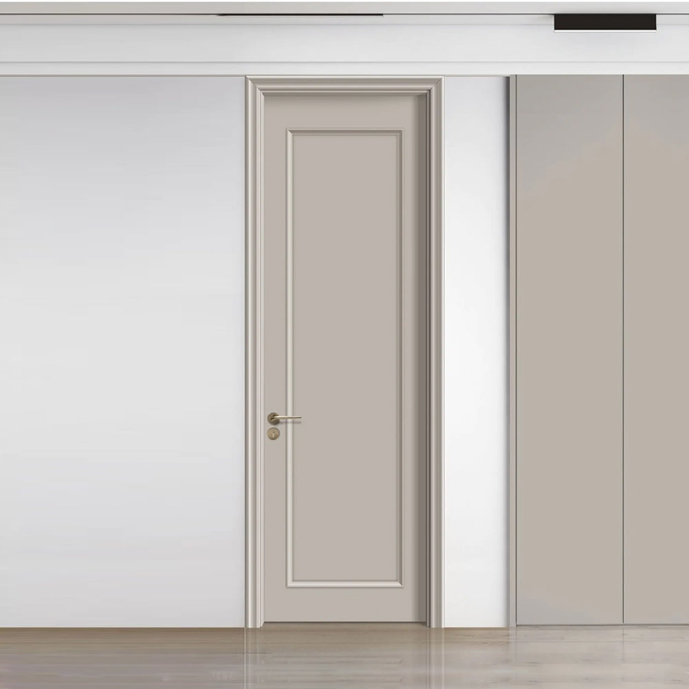 Solid Wood Doors with Painting Interior Doors Morden Style 實木焗漆門 房間門 KX-A01 包門鎖 一體鎖 包門框 多色可選 扣線工藝 現代風格 莫蘭迪色系