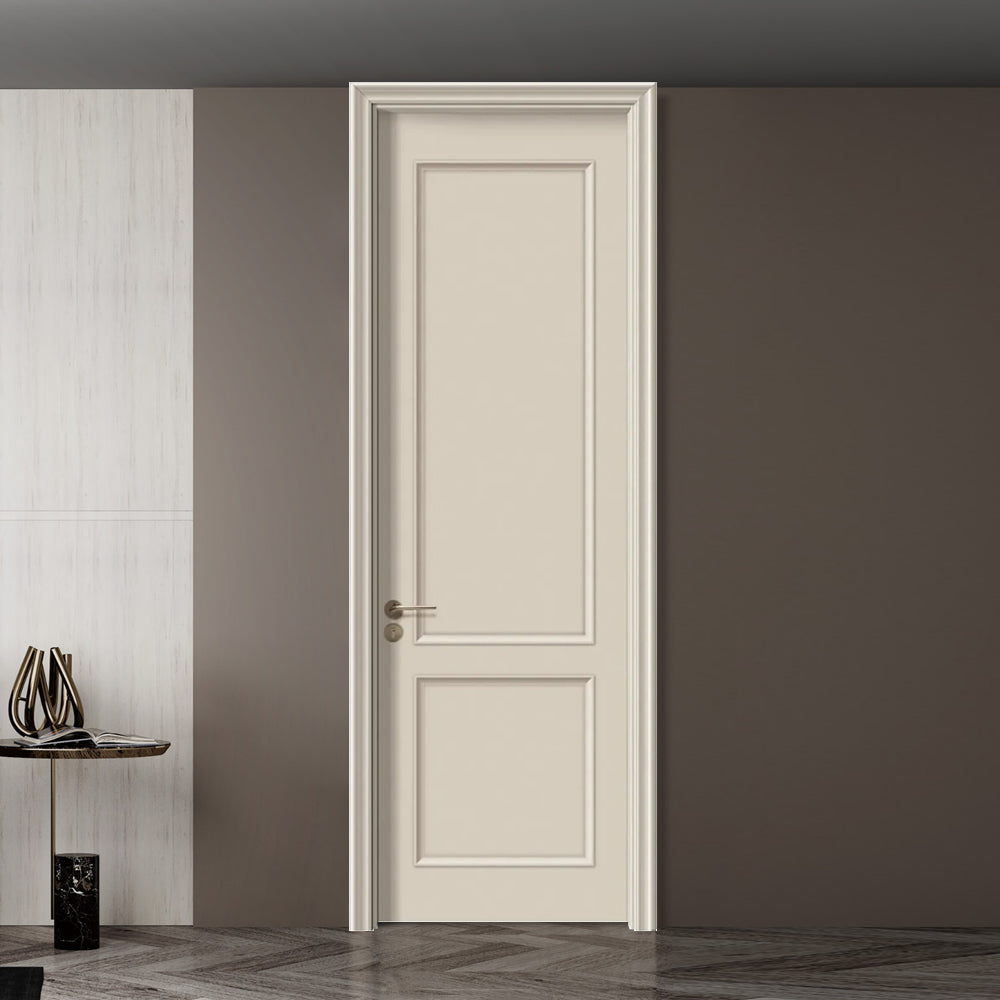 Solid Wood Doors with Painting Interior Doors Morden Style 實木焗漆門 房間門 KX-A02 包門鎖 一體鎖 包門框 多色可選 扣線工藝 現代風格 莫蘭迪色系