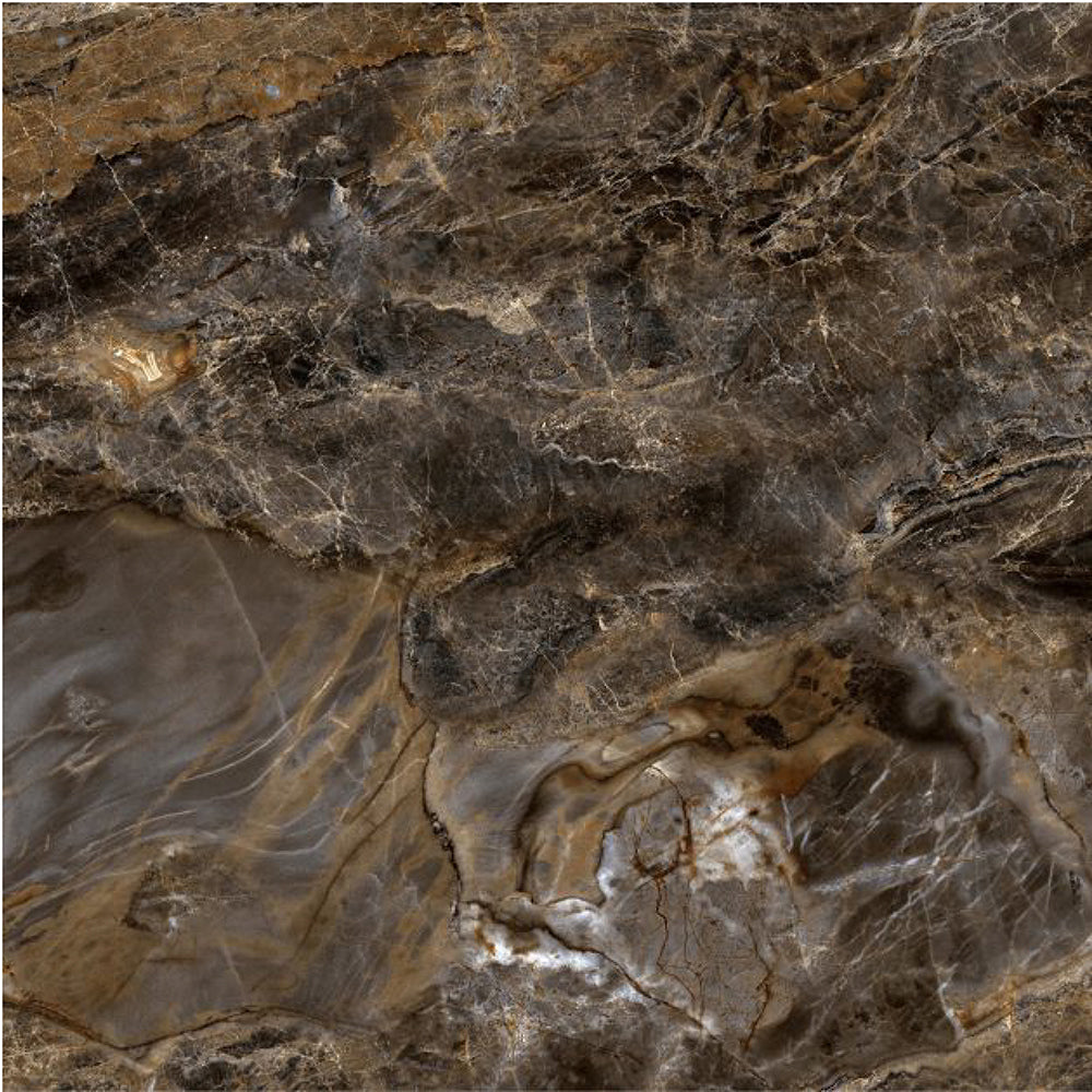 意大利設計瓷磚 Italian Design Tiles 奢石系列 LJ12G210 亞拉崗深棕 120x120cm Luxury Marble tiles 亮光磚 Gloss Tiles 地磚 墻磚 Porcelain Tiles